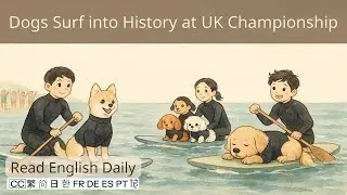 Learn English Story | Dogs Surf into History at UK Championship