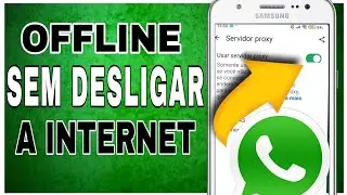 Como DESLIGAR a INTERNET Somente do Seu WHATSAPP 