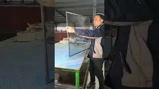 Ultra-narrow double frame three-section diamond mesh screen window, high-definition.#qiangning