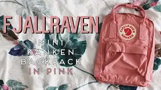 Pink Fjallraven Mini Kanken Backpack Unboxing