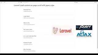 Laravel 9 Load content on page scroll with jquery ajax
