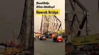 Howrah bridge in kolkata #Morning view#status #shorts #mmlive
