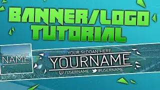 Photoshop Tutorial | How To Make A FIFA Banner And Logo