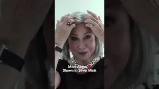 Познакомьтесь с Аланой 💗 Легкий парик-каре цвета серебристой норки