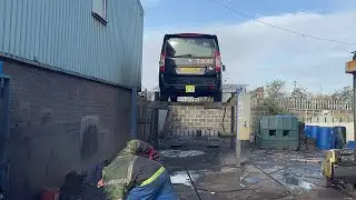 How to clean  mini  bus engine in the uk With heavy Jet Wash full Vlog