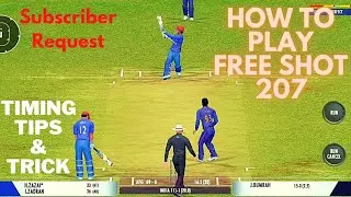 Real Cricket 22: How To Play Free Shot 207
