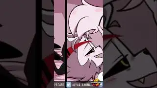 Animated Kiss & Flirty Confusion 💋 | Hazbin Hotel HuskerDust #Shorts
