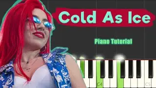 Ava Max - Cold As Ice - Piano Tutorial