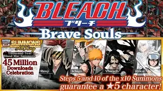 45 Million Downloads Celebration : Thousand-Year Blood War Summons - Bleach Brave Souls
