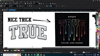 How to Create Awesome Splash Text Effect using CorelDRAW