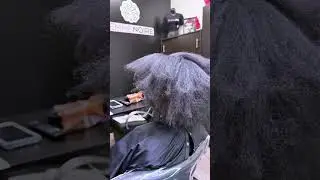 Microloc Install (size large) on Coily ➿ hair