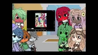 Mains reaction to some vids ( hope you like it! ) #main #dandysworld 