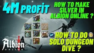 How to do Solo Dungeon Dive ? | How to Make Silver in Albion Online | Albion Online PvP Cheap Build