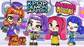 HUNTRIX in Avatar World✨from K-Pop Demon Hunters (Funny Plane Scene)