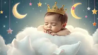 Peaceful lullaby with angel harp tones for baby&rsquo;s restful dreams