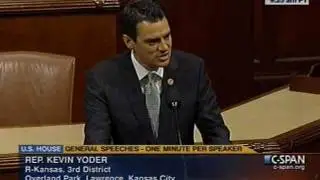 Congressman Kevin Yoder US House floor speech on H.R. 2930 and H.R. 2940