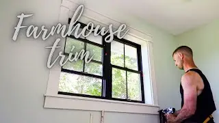 How to install farmhouse trim!