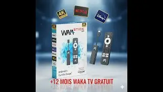 WAKA STICK GD1 &ndash; IPTV 4K sans coupure | Plus rapide qu&rsquo;un Fire TV Stick