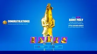 Unlocking the Fully Golden Peely aka Banana Level 350 in Fortnite Chapter 2 Season 2