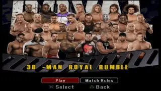 ROYAL RUMBLE 4- WWE SVR 08 PS2