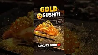 This Sushi Is Sprinkled With GOLD 😳🍣 #worldwink #shorts