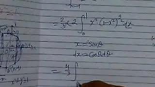 Evaluate double integration of x^2*y^2 with respect to x and y over the region x^2+y^2 =1and less th