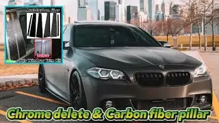F10 535i Gets New Carbon Fiber overlay and Chrome Delete door handles