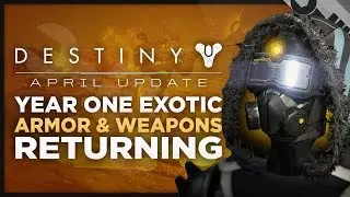 Destiny: April Update - New Year One Exotic Armor And Weapons Coming To Year Two