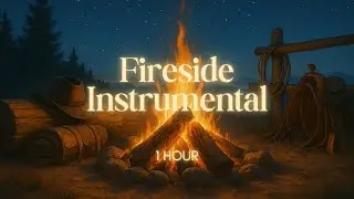 🔥 Western Campfire Ambience | 1 Hour of Cozy Cowboy Fire | Relaxing Fireplace Video