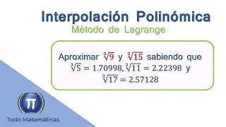 Interpolación Polinómica - Método de Lagrange