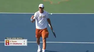Texas Men's Tennis vs Oklahoma LHN Highlights [April 9, 2021]