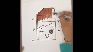 How to draw easy chocolate 🍫#fun drawing #easydrawing #kids