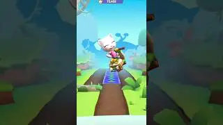 Angela with scooter #tomtimerun #tomhero #gold #games #shortvideo #funnycatcomedy #billiwalacartoon