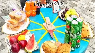 New Game 🚨The Most Funny & Entertaining Yummy Table Spinning Game Challenge Ever with friends&family