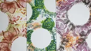 🔴 Еще больше замаскированных кругов One Sheet Wonder #stampinup #onesheetwonder #masking