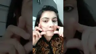 How to Thread Upper Lip Hair At Home | #threading #youtubeshorts #shorts