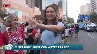 SUPERBOWL PARADE LIVE SHOTS