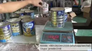 canning machine for powder (with rotatory table)