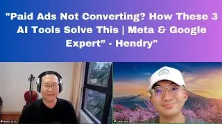 Paid Ads Not Converting? How These 3 AI Tools Solve This | Meta & Google Expert with Hendry