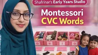 Learn CVC words with Montessori Mystery Bag Objects@Shafrina's Early Years Studio 