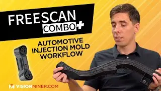 Freescan Combo+ workflow for Injection Molded Automotive Parts | Blue Laser with High Accuracy