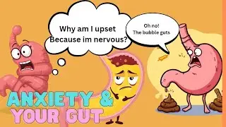 Why Anxiety Messes With Your Stomach | Gut Anxiety Explained!#Healthcare #anxiety 😕 