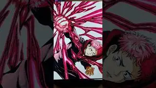 yuji itadori drawing form jujutsu kaisen #art #shorts #anime