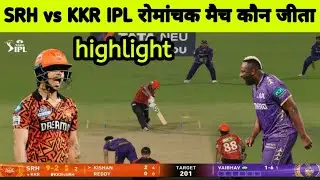 SRH vs KKR IPL highlight Kaun jita match 3 April ka match Kaun jita IPL 2025 KKR vs SRH IPL 2025
