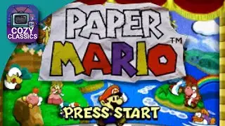 Paper Mario &ndash; Nostalgic N64 Turn-Based RPG with No Commentary [1 Hour+]