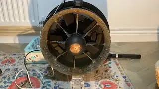 New fan: A 1950s Vent-Axia X type 12” extractor fan