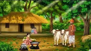 kisan hona pap hai |गरीब किसान |moral story |hindi kahani| cartoon video 