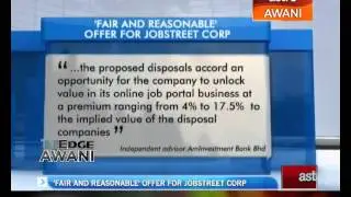 'Fair and reasonable' offer for Jobstreet Corp