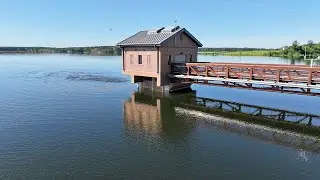 Virgil R. Hazelett Reservoir at Cobbs Creek is full - May 2025