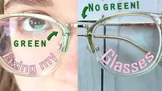 Fixing and Cleaning My Corroded Pair of Glasses - Cleaning off Patina